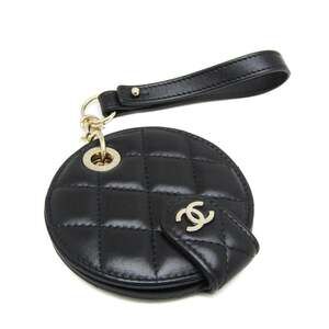 Chanel Matelasse Charm Leather Black #208301C62B